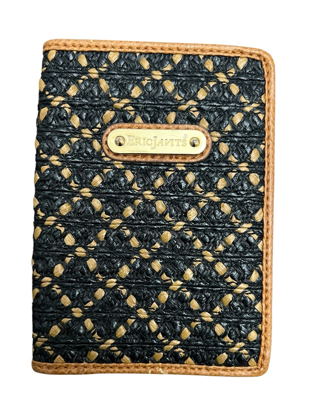 Eric Javits Straw Credit Card Holder/Wallet